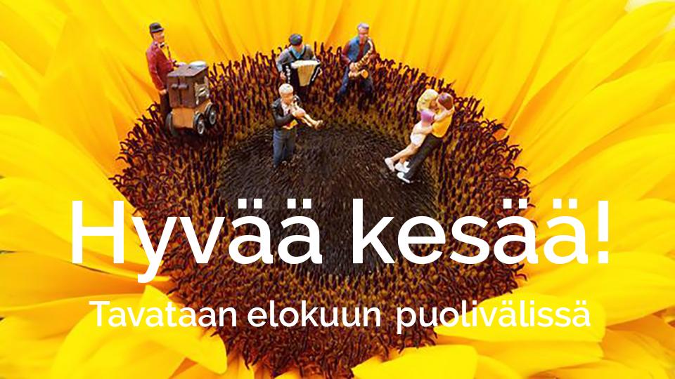 Auringonkukka ja muusikot Pixabay2796245_640